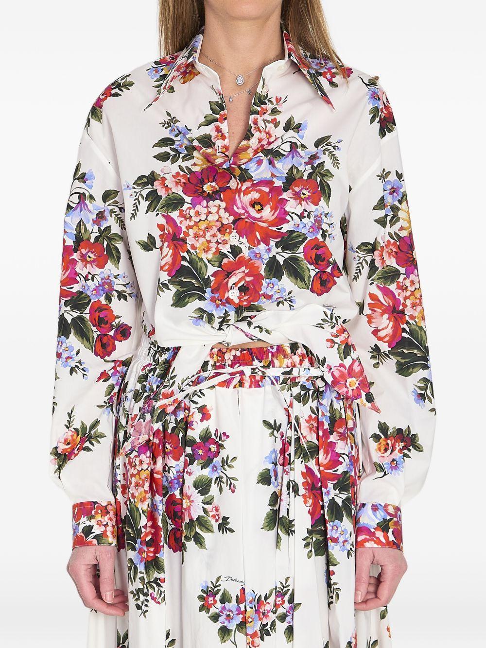 dolce & gabbana shirts white cotton - women