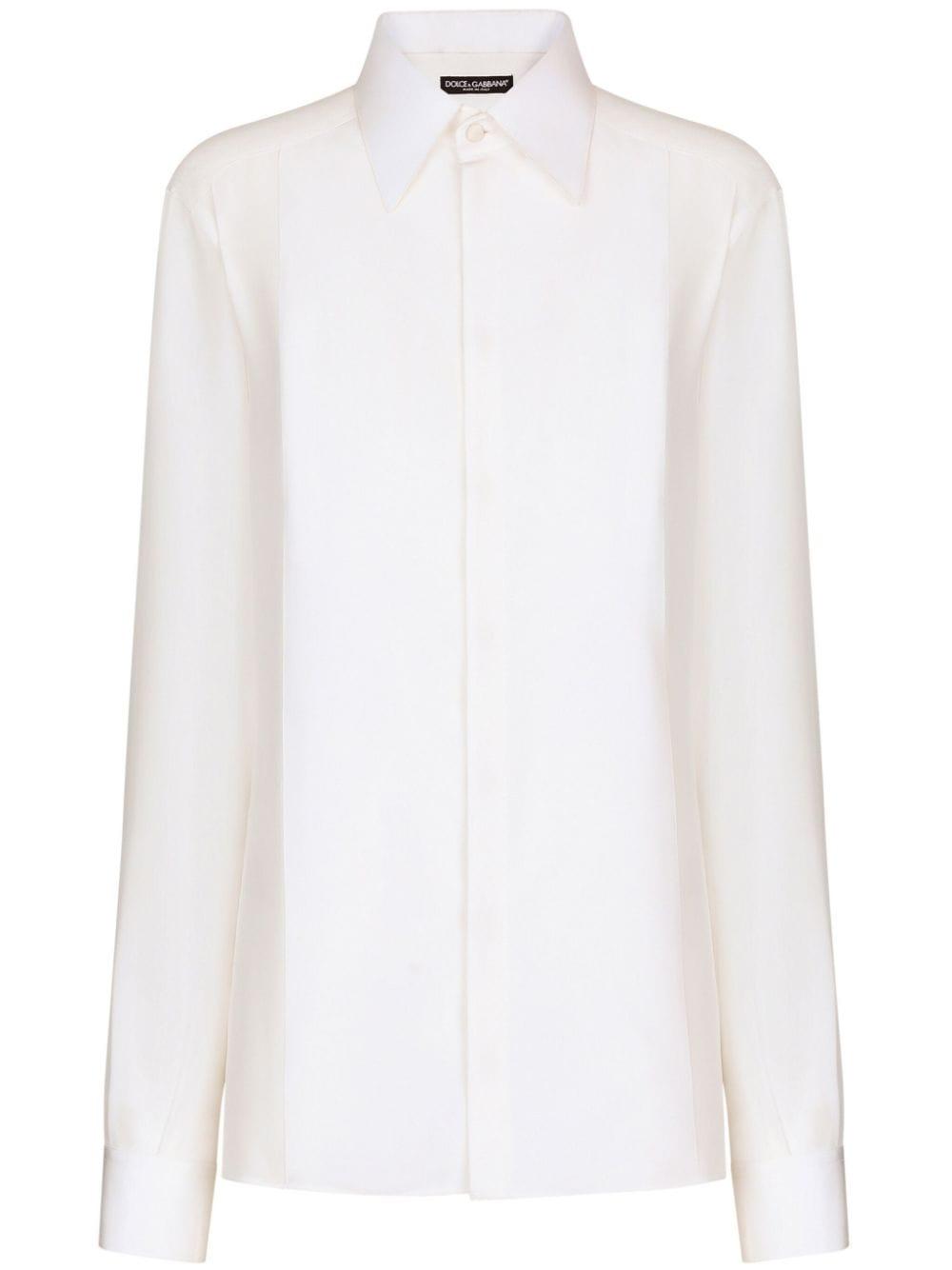 dolce & gabbana shirts white silk - women