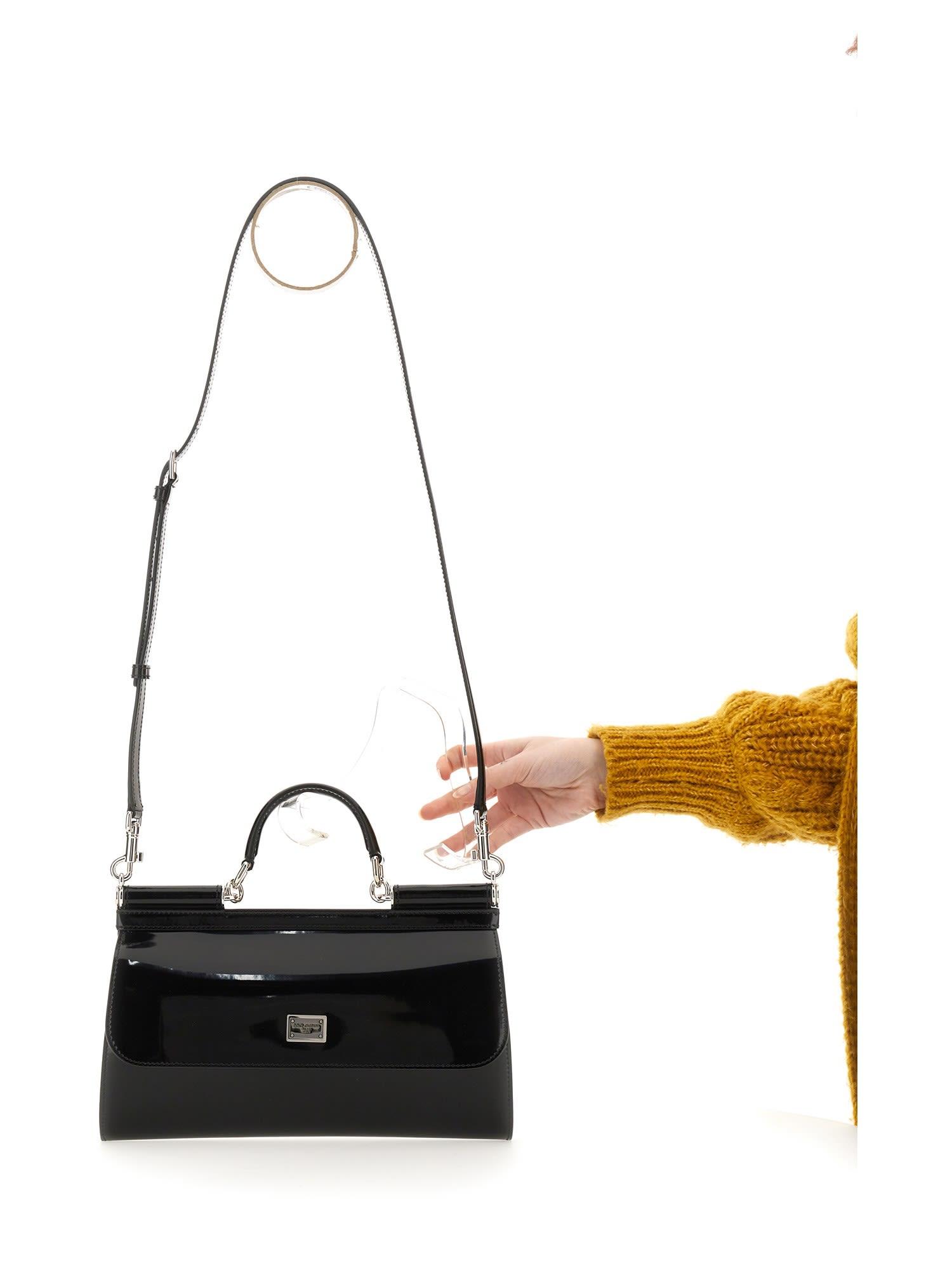 dolce & gabbana sicily leather bag