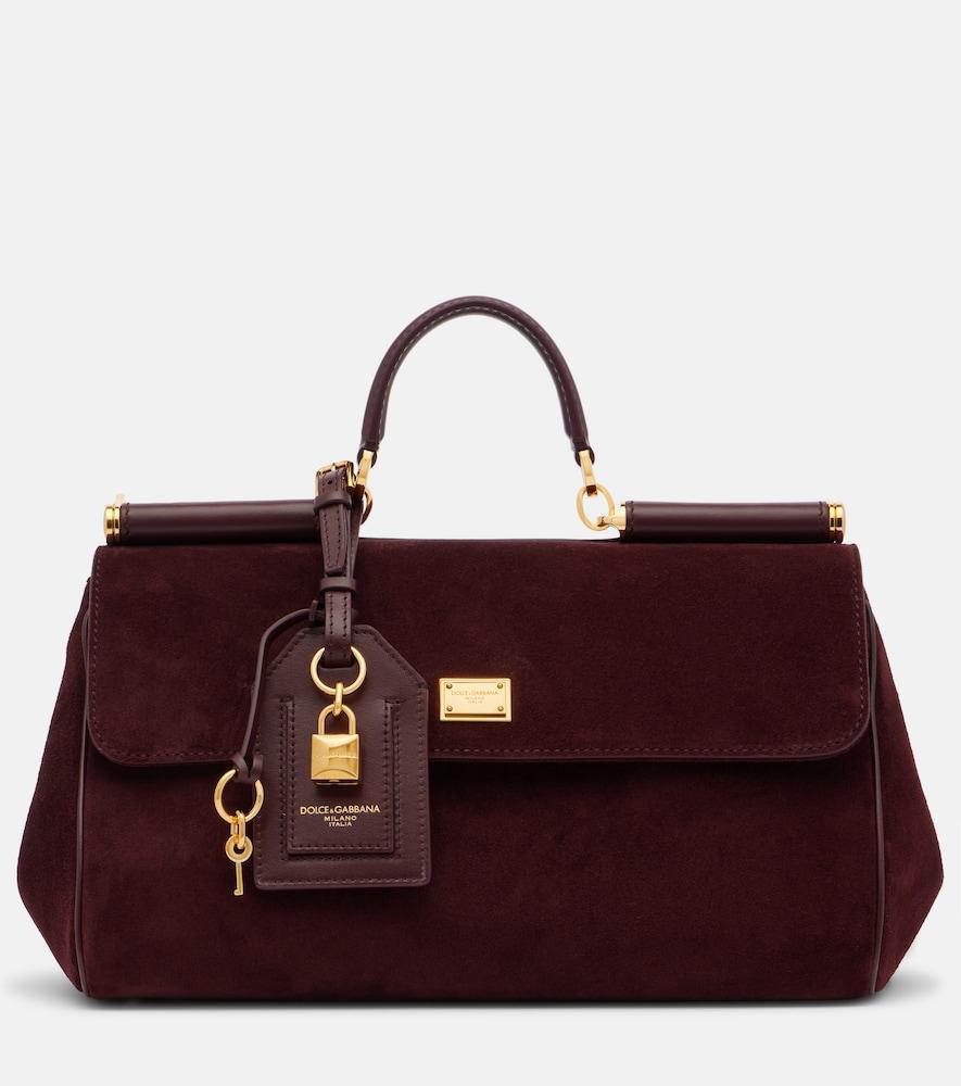 dolce & gabbana sicily medium suede top