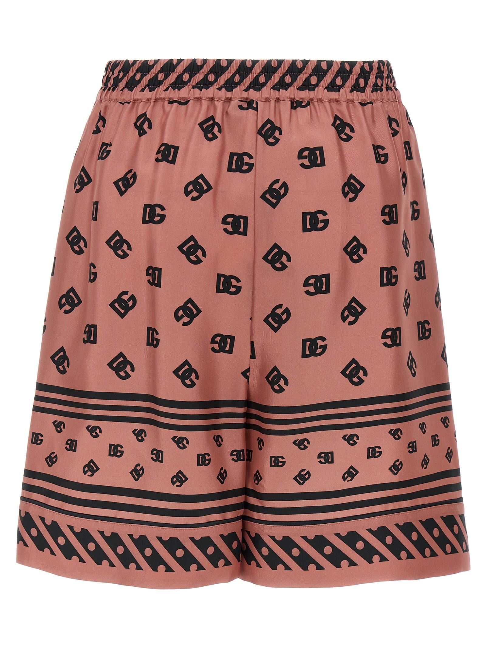 dolce & gabbana silk bermuda shorts