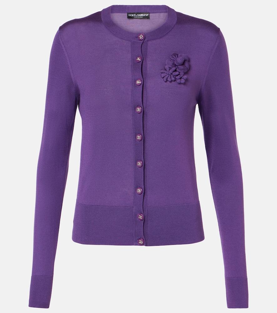 dolce & gabbana silk cardigan