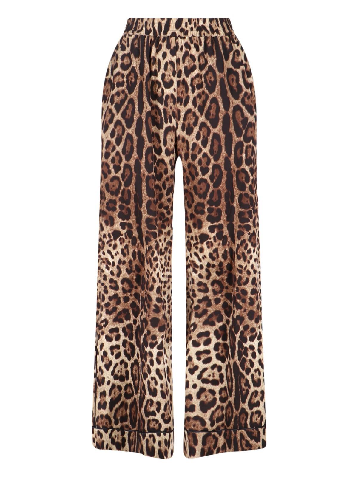dolce & gabbana silk pants