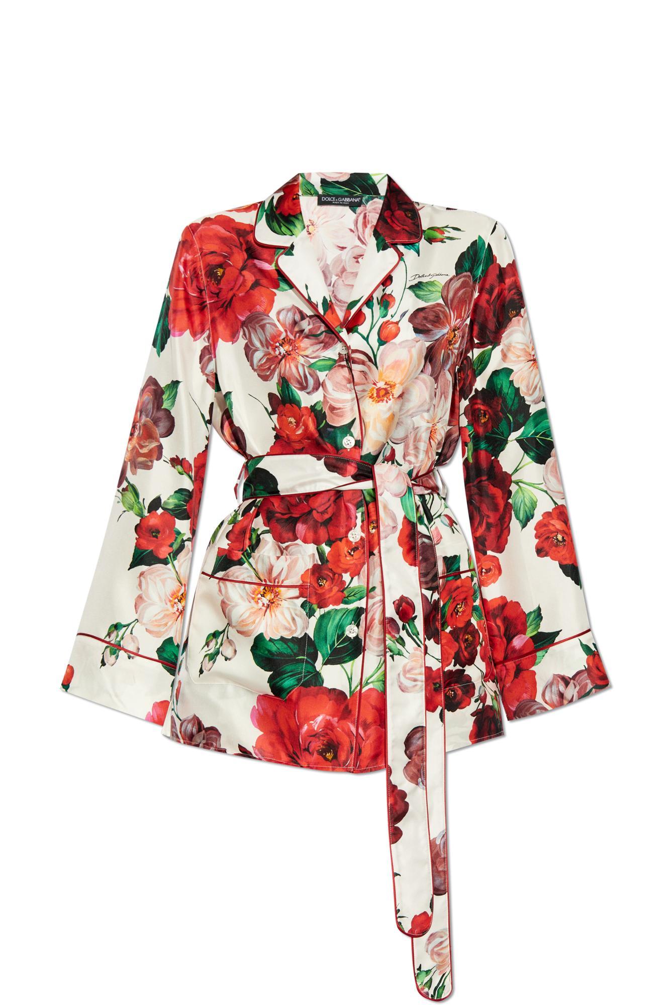 dolce & gabbana silk shirt