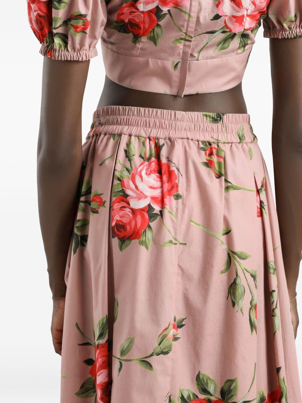 dolce & gabbana skirts pink cotton - women