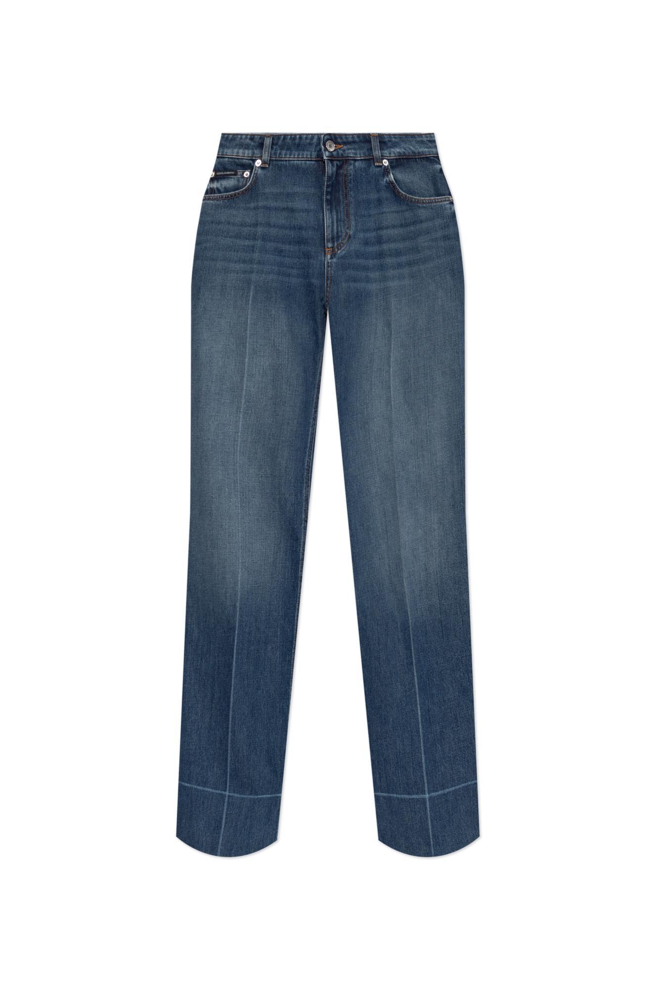 dolce & gabbana straight-leg jeans