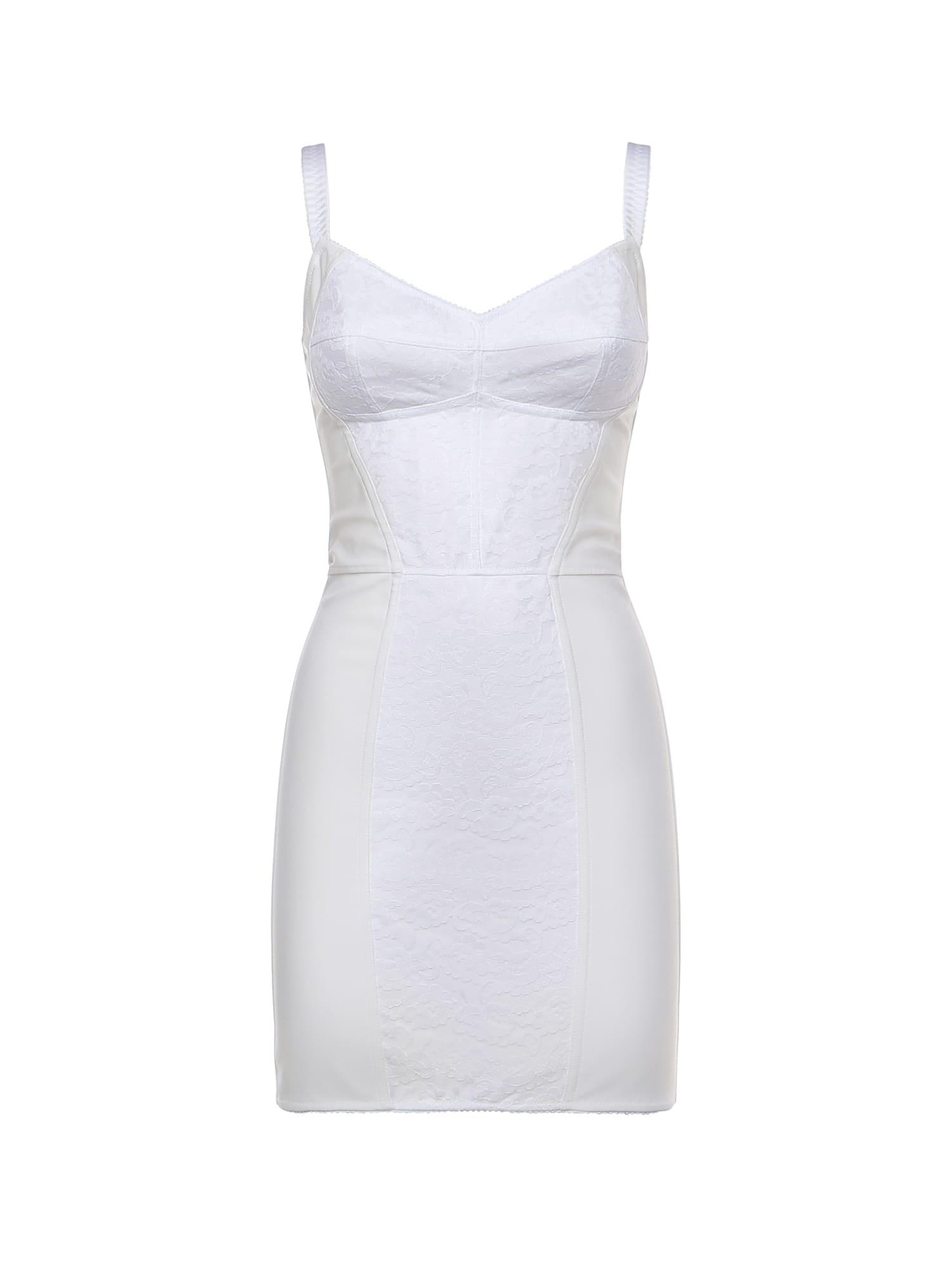 dolce & gabbana stretchy sheath dress with lace