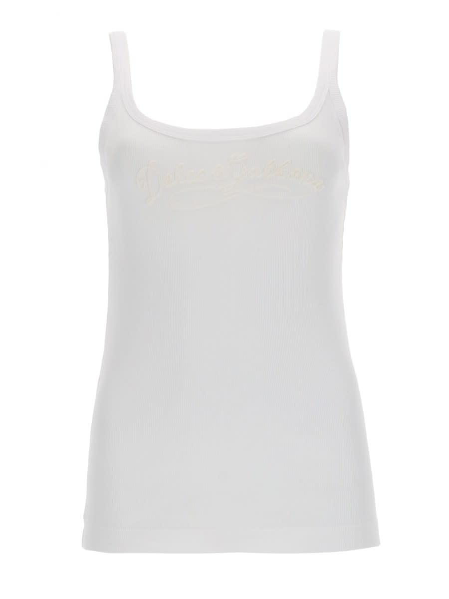 dolce & gabbana tank top with logo