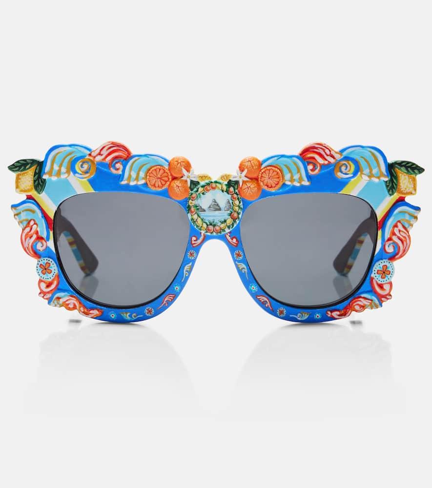 dolce & gabbana taormina square sunglasses