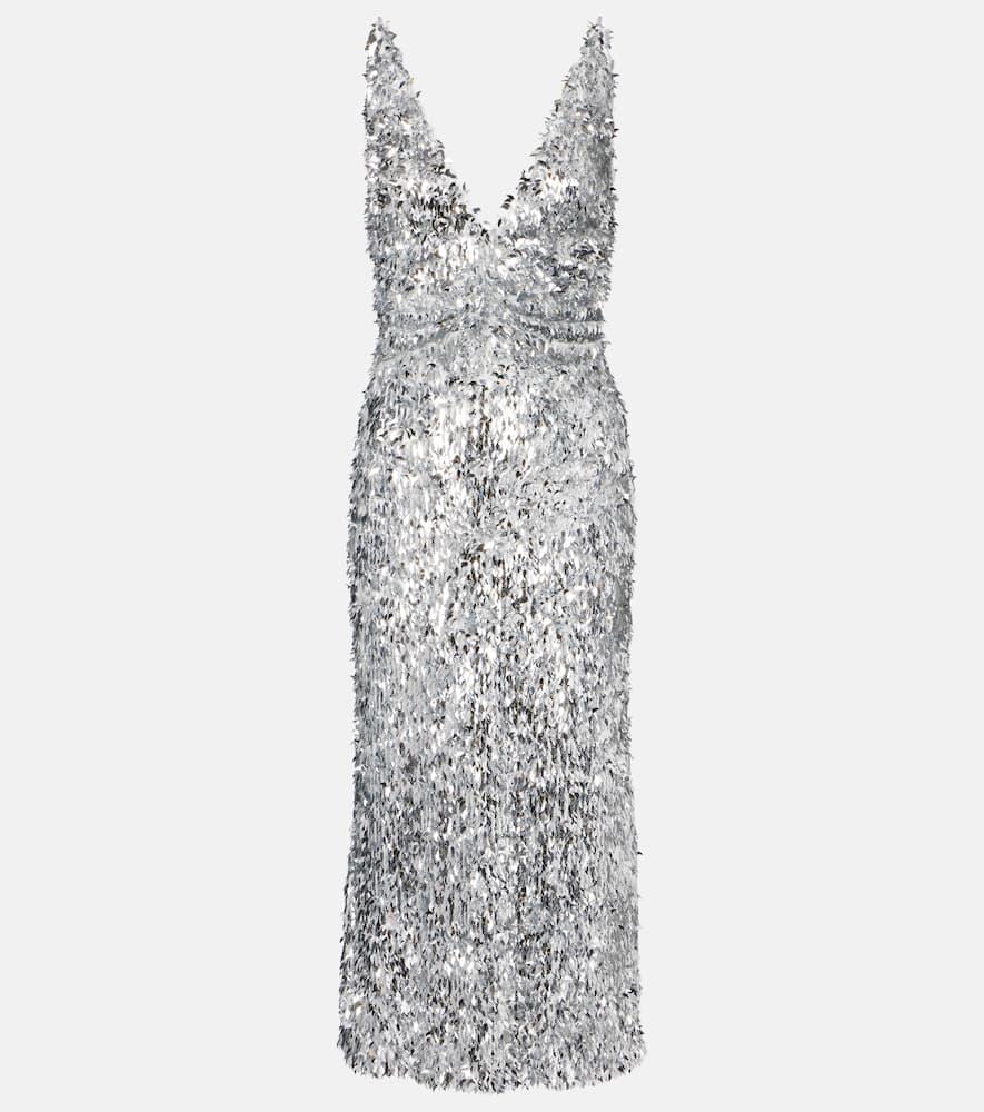dolce & gabbana tinsel cocktail dress
