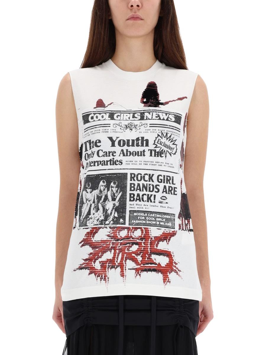 dolce & gabbana top with print