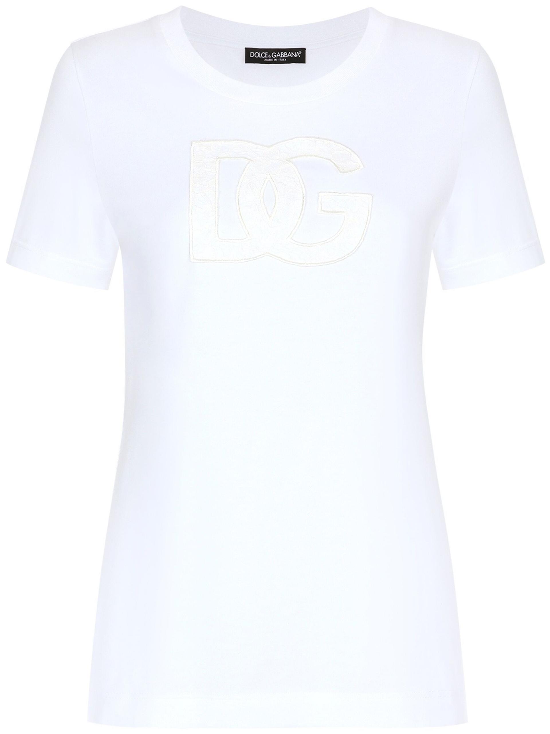 dolce & gabbana tshirt white 8m68zgdb9o t-shirt - women