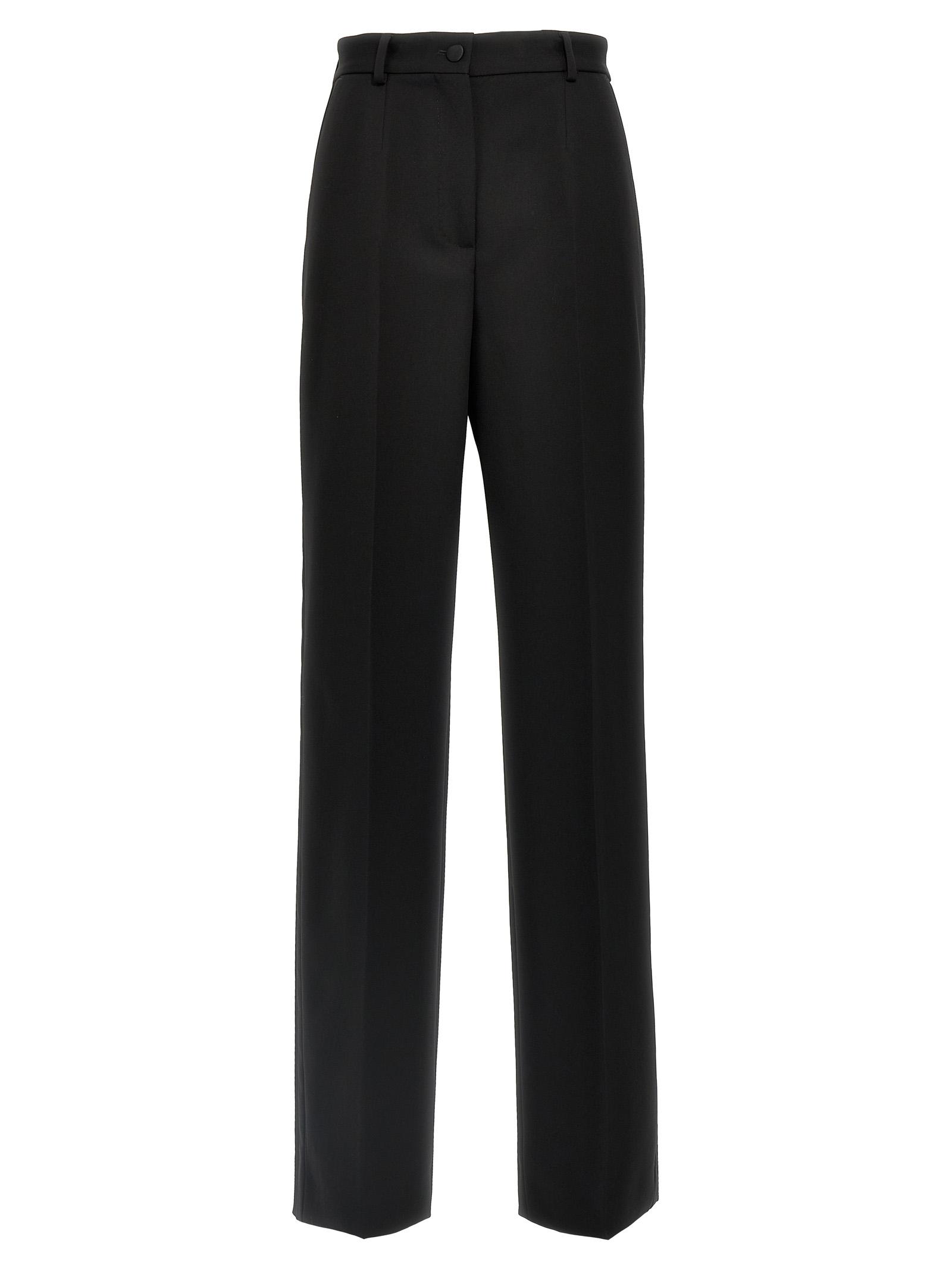 dolce & gabbana tuxedo pants black - women