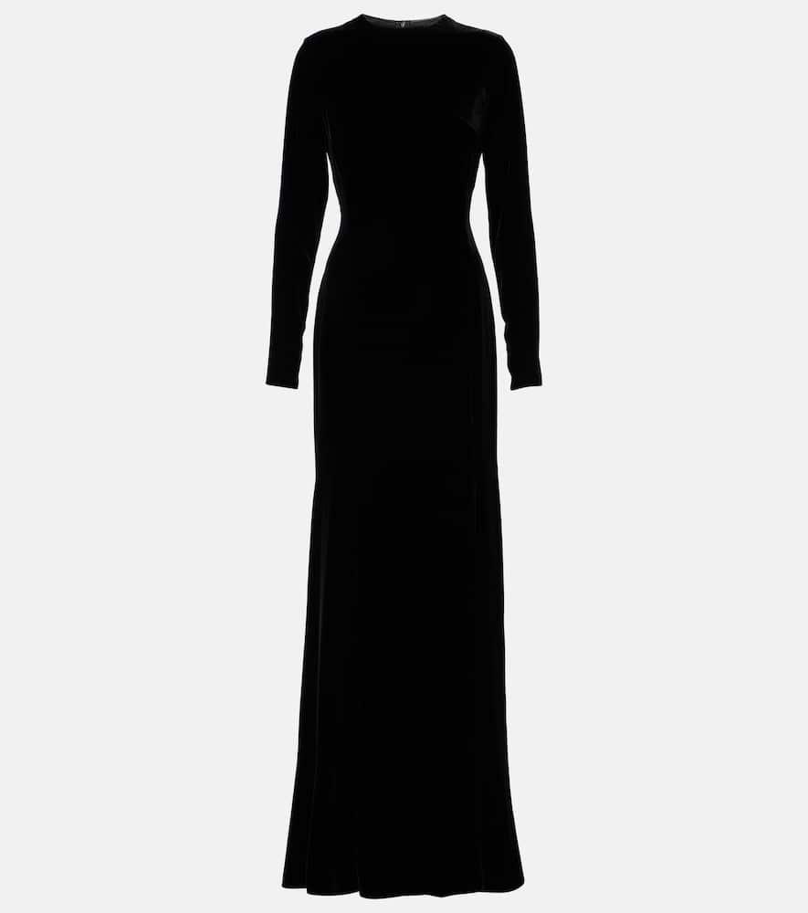 dolce & gabbana velvet gown