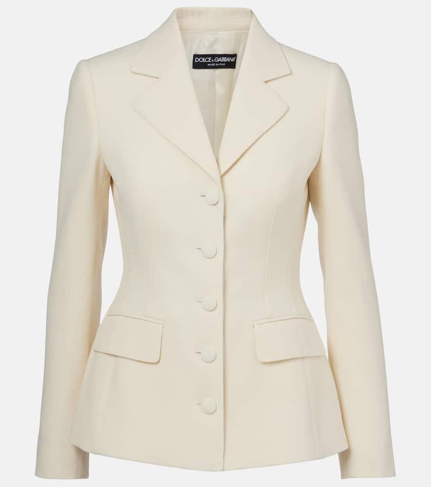 dolce & gabbana virgin wool blazer