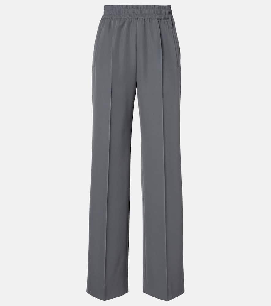 dolce & gabbana virgin wool gabardine straight pants