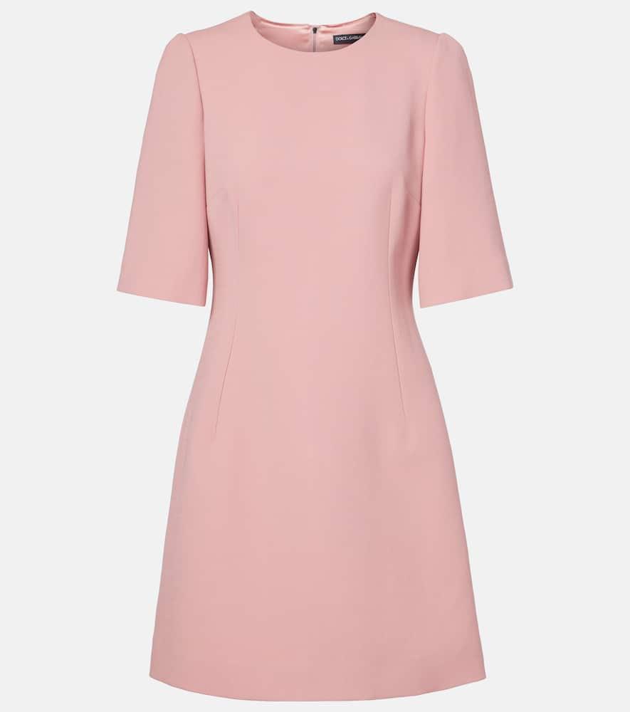 dolce & gabbana virgin wool minidress