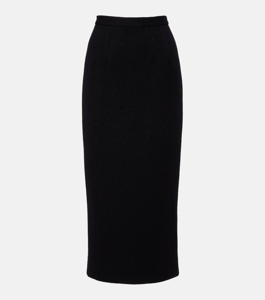 dolce & gabbana virgin wool pencil skirt