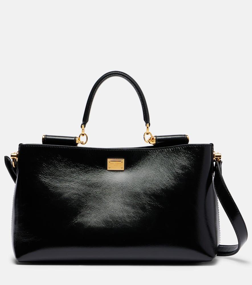 dolce & gabbana vittoria leather tote bag