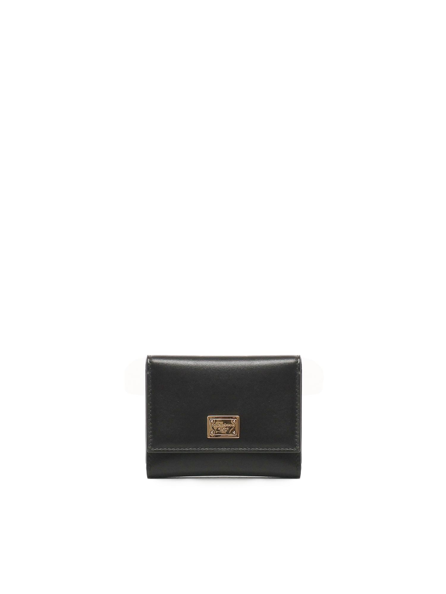 dolce & gabbana wallets black calfskin - women