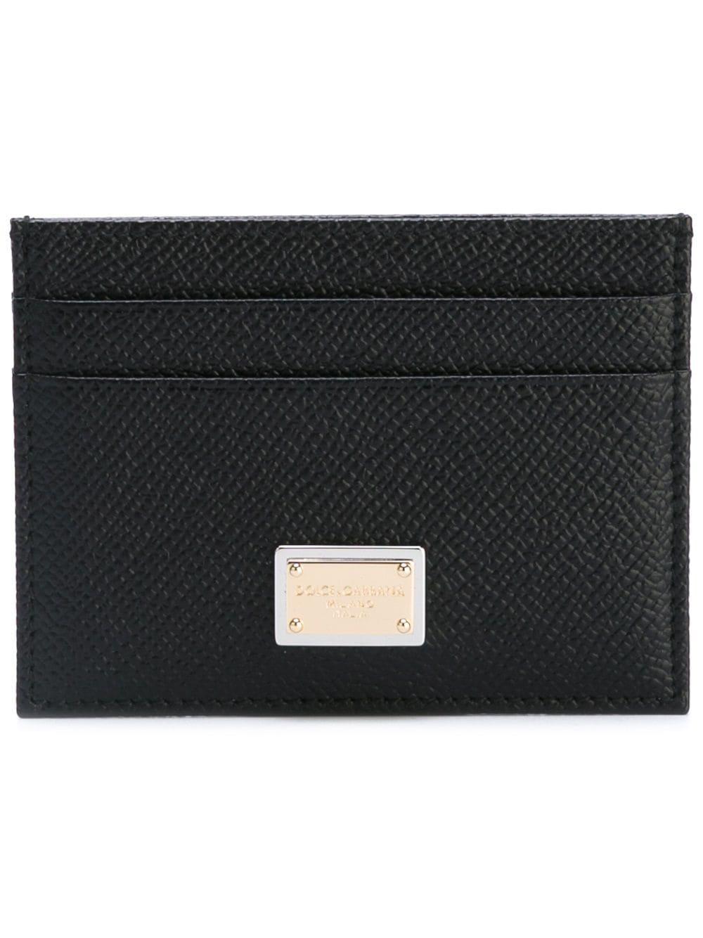 dolce & gabbana wallets black outer: calf leather - women