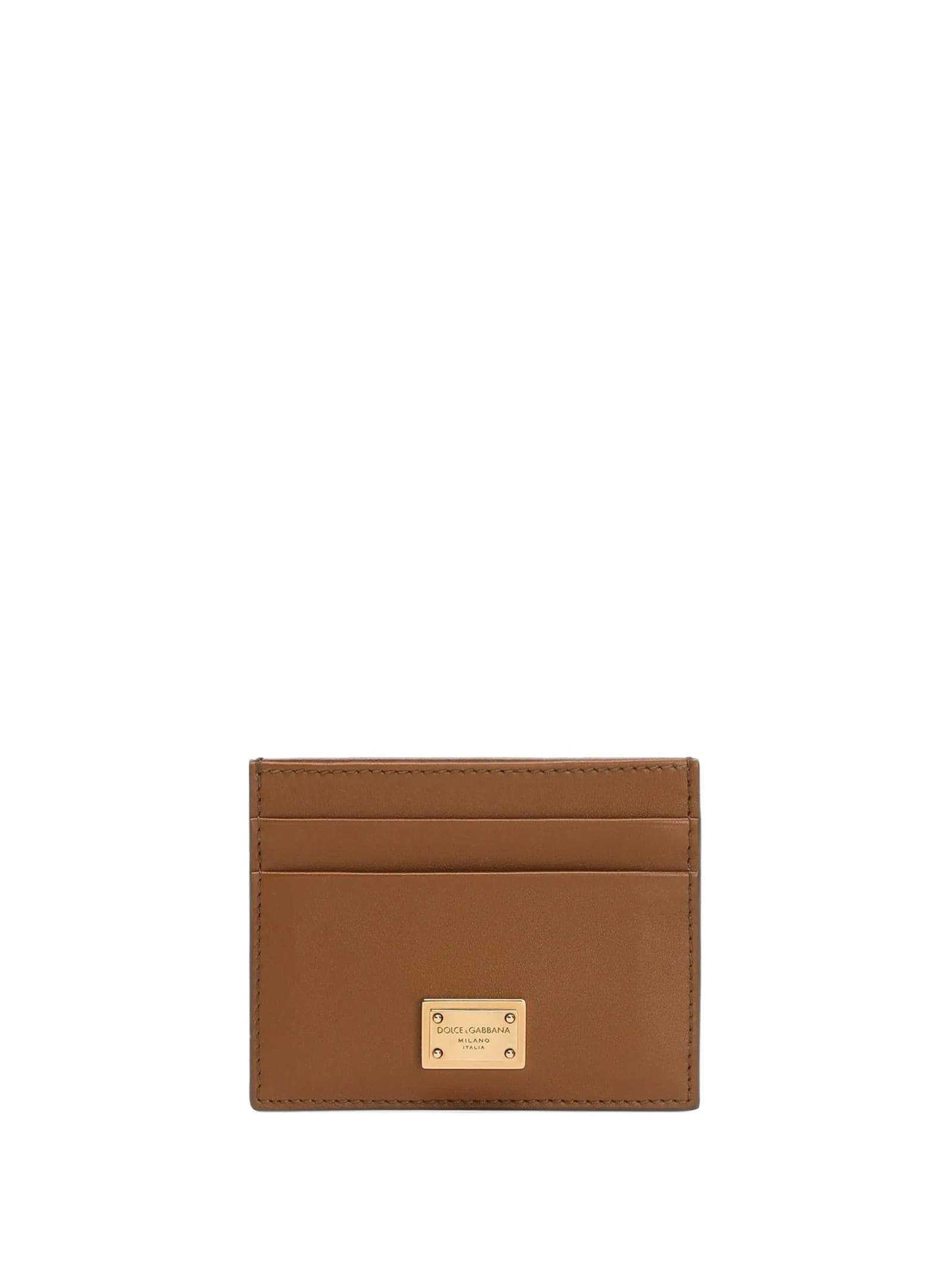 dolce & gabbana wallets brown