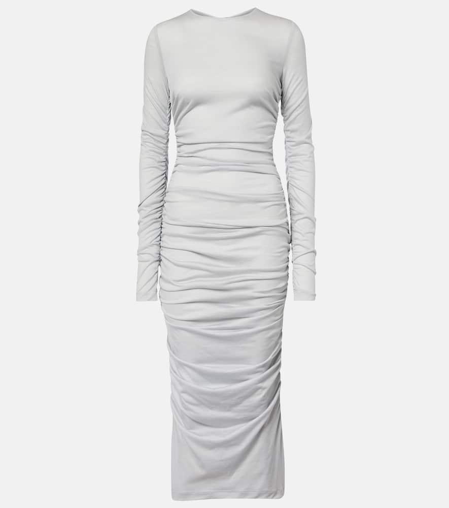 dolce & gabbana wool midi dress