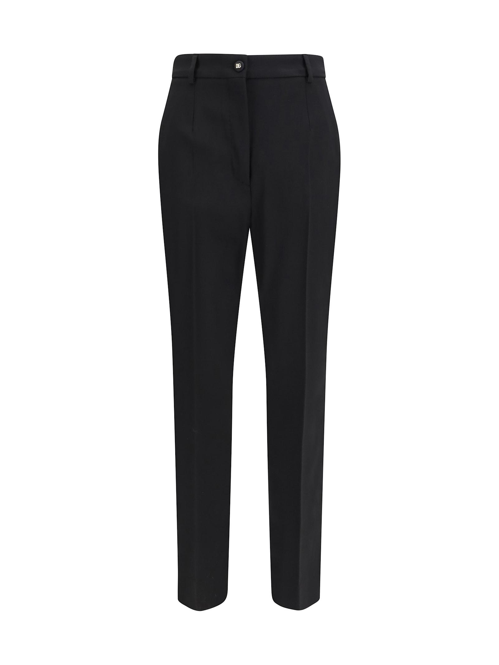 dolce & gabbana wool tailored pants