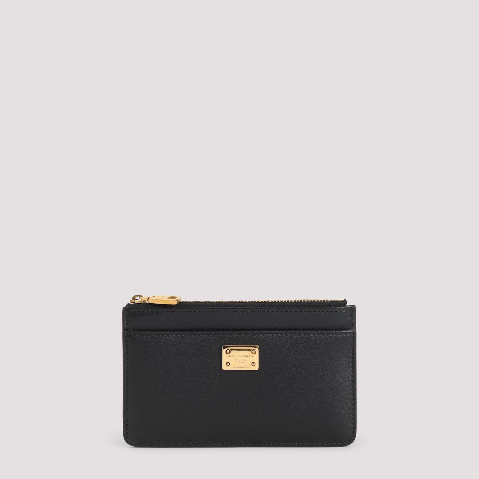 dolce & gabbana zipped credit card holder