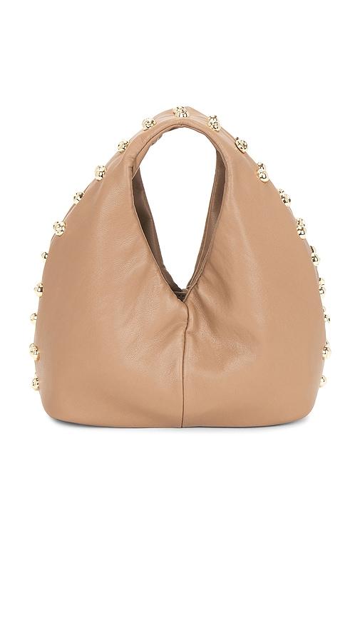 dolce vita drea shoulder bag in tan.