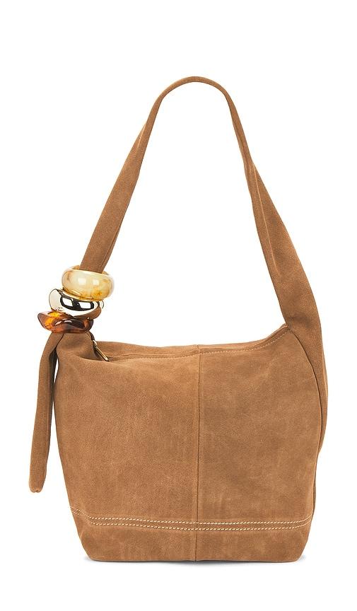 dolce vita kalen shoulder bag in brown.