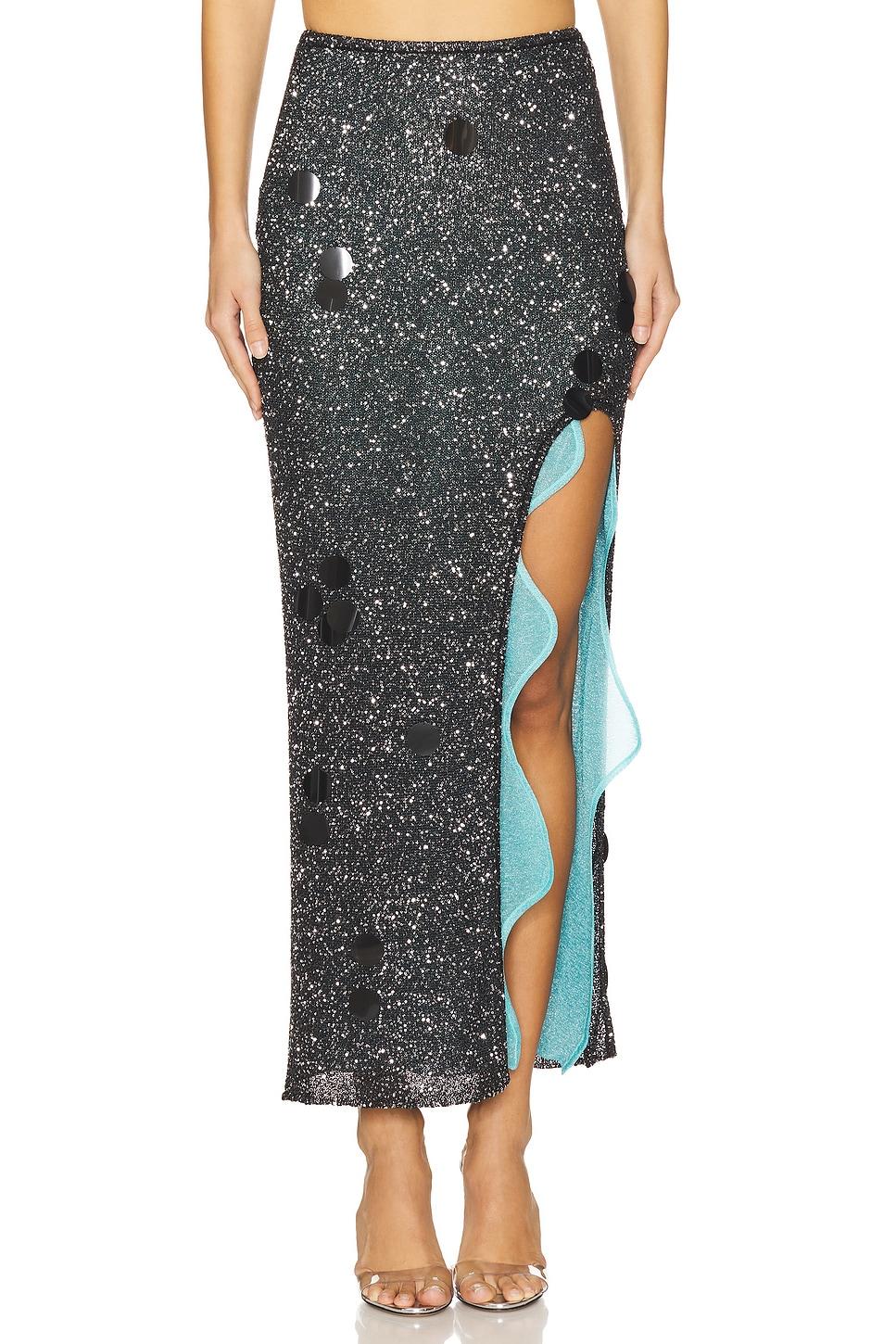 dolly sequins long skirt