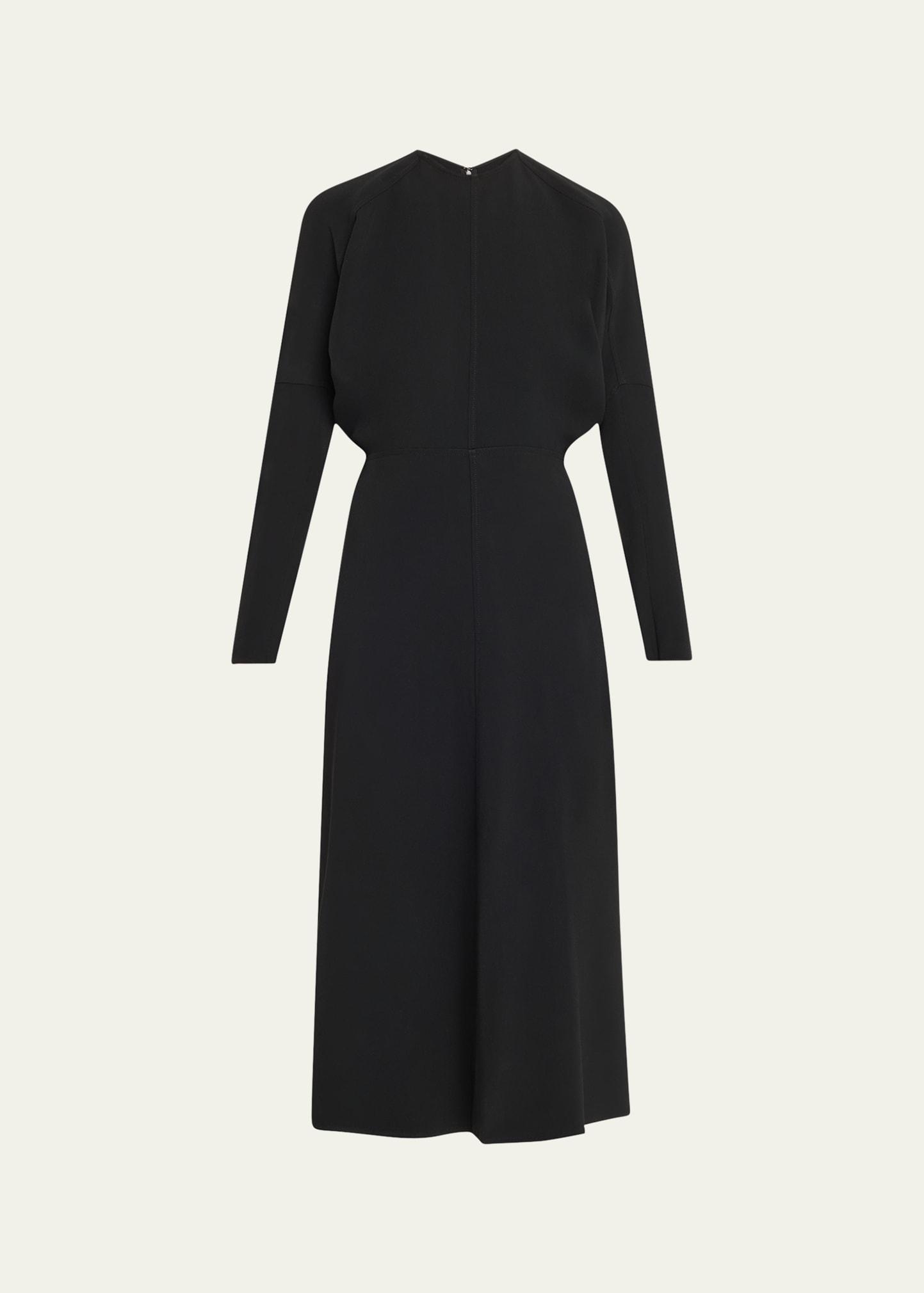dolman sleeve midi dress