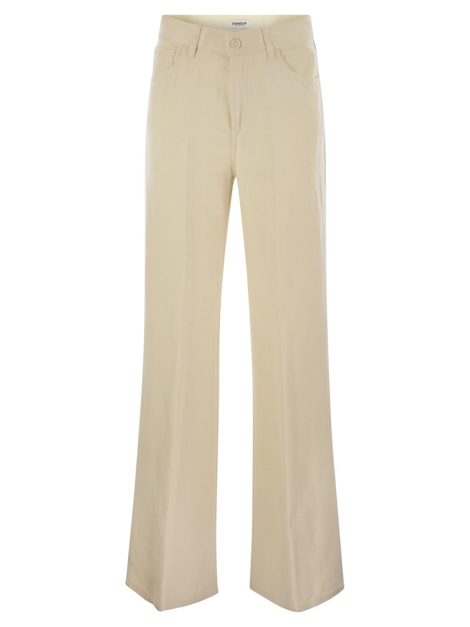 dondup amber - five-pocket wide-leg trousers