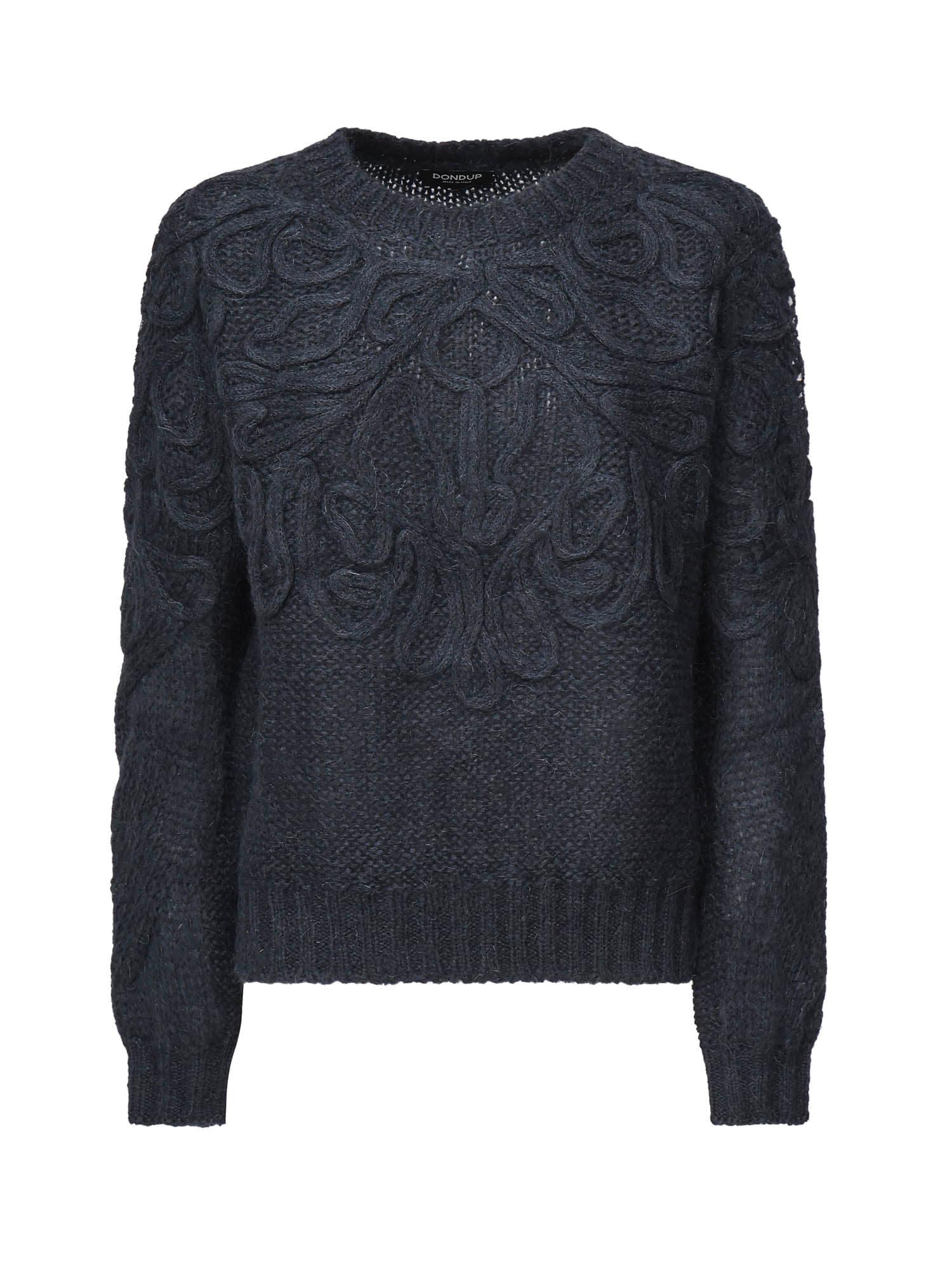 dondup embroidered sweater