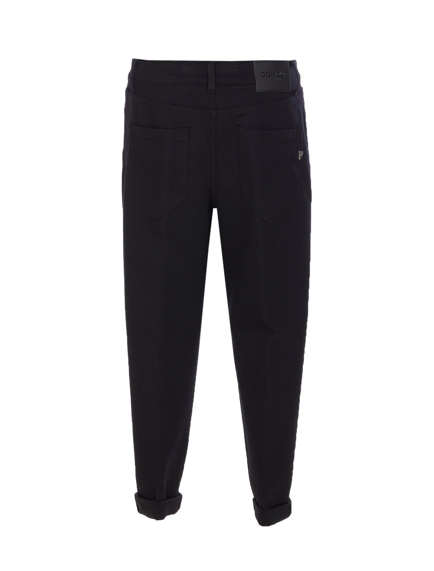 dondup jeans black viscose - women