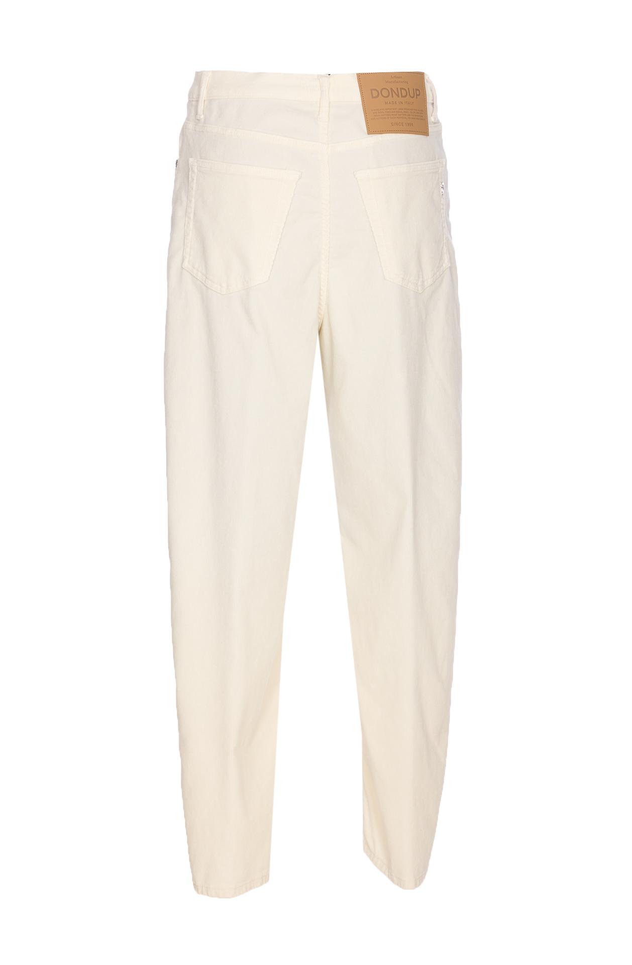 dondup jeans white cotton - women