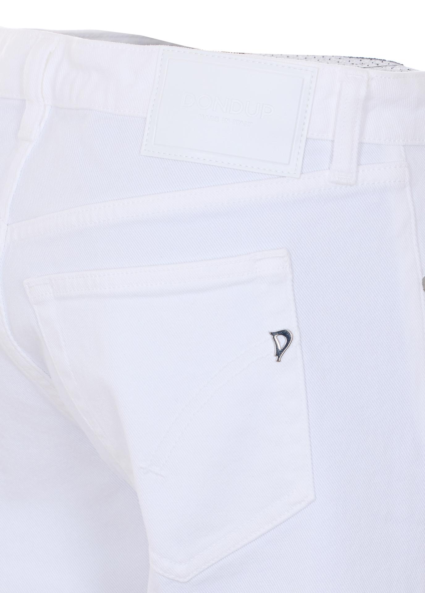 dondup jeans white cotton - women