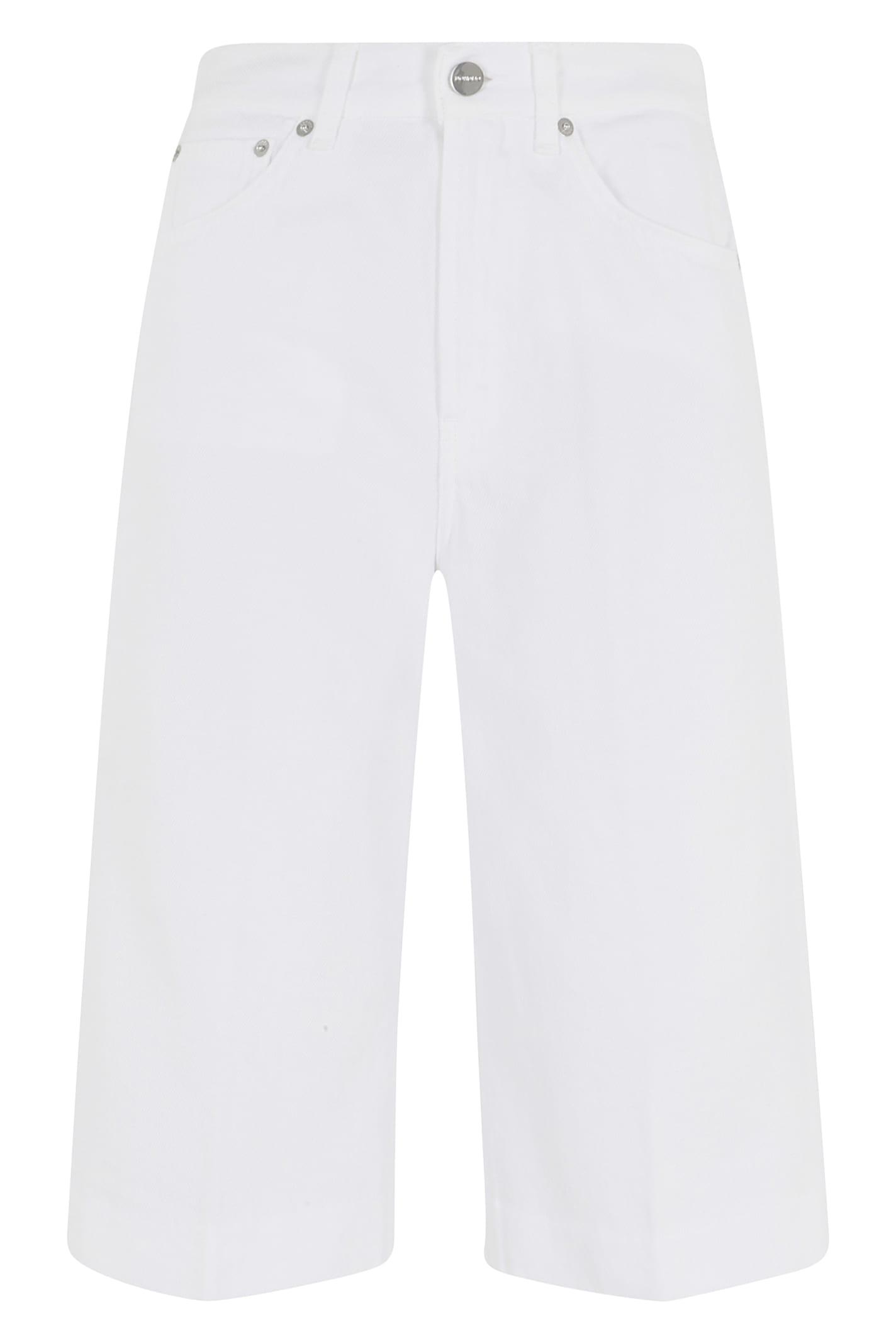 dondup shorts regular delfine in bull fisso