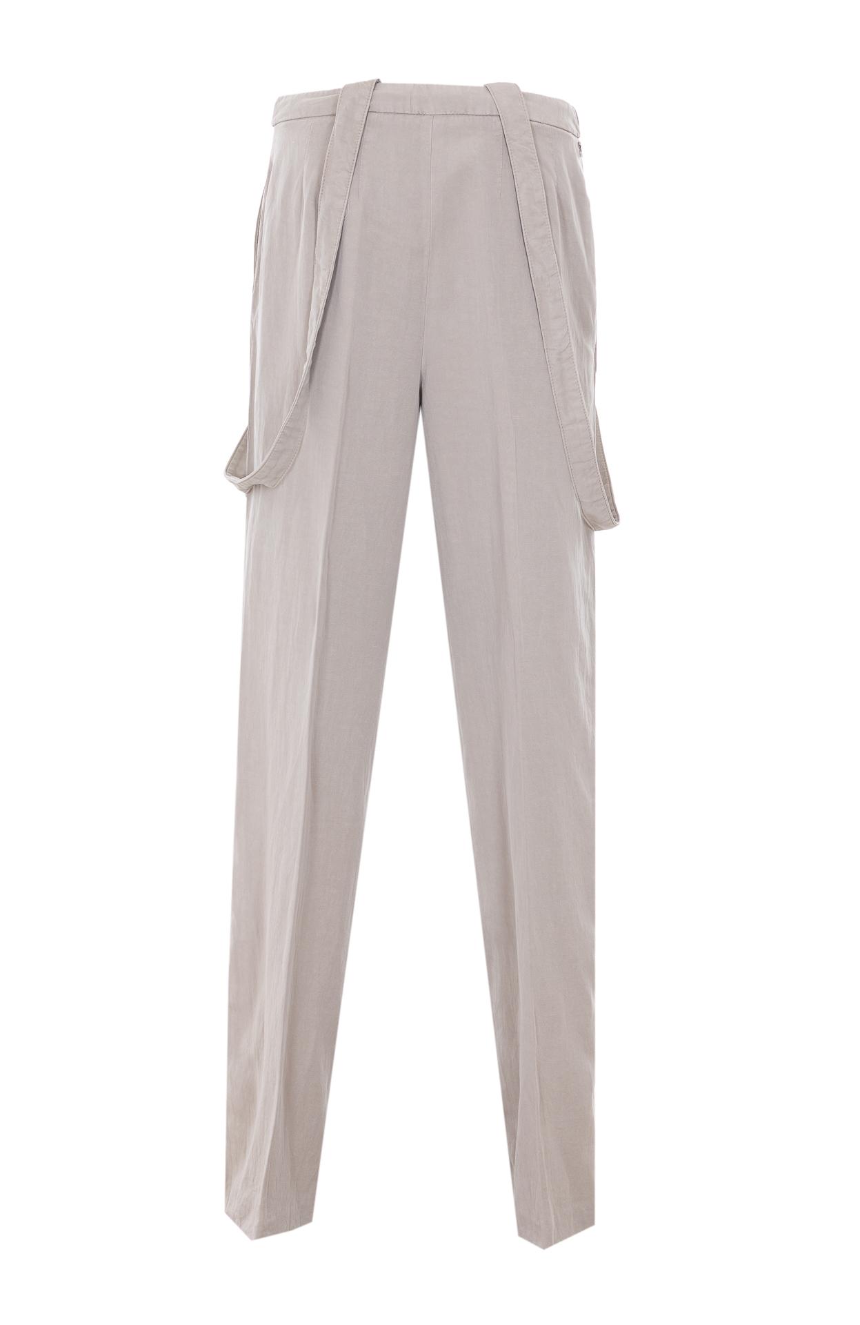 dondup trousers grey lyocell - women