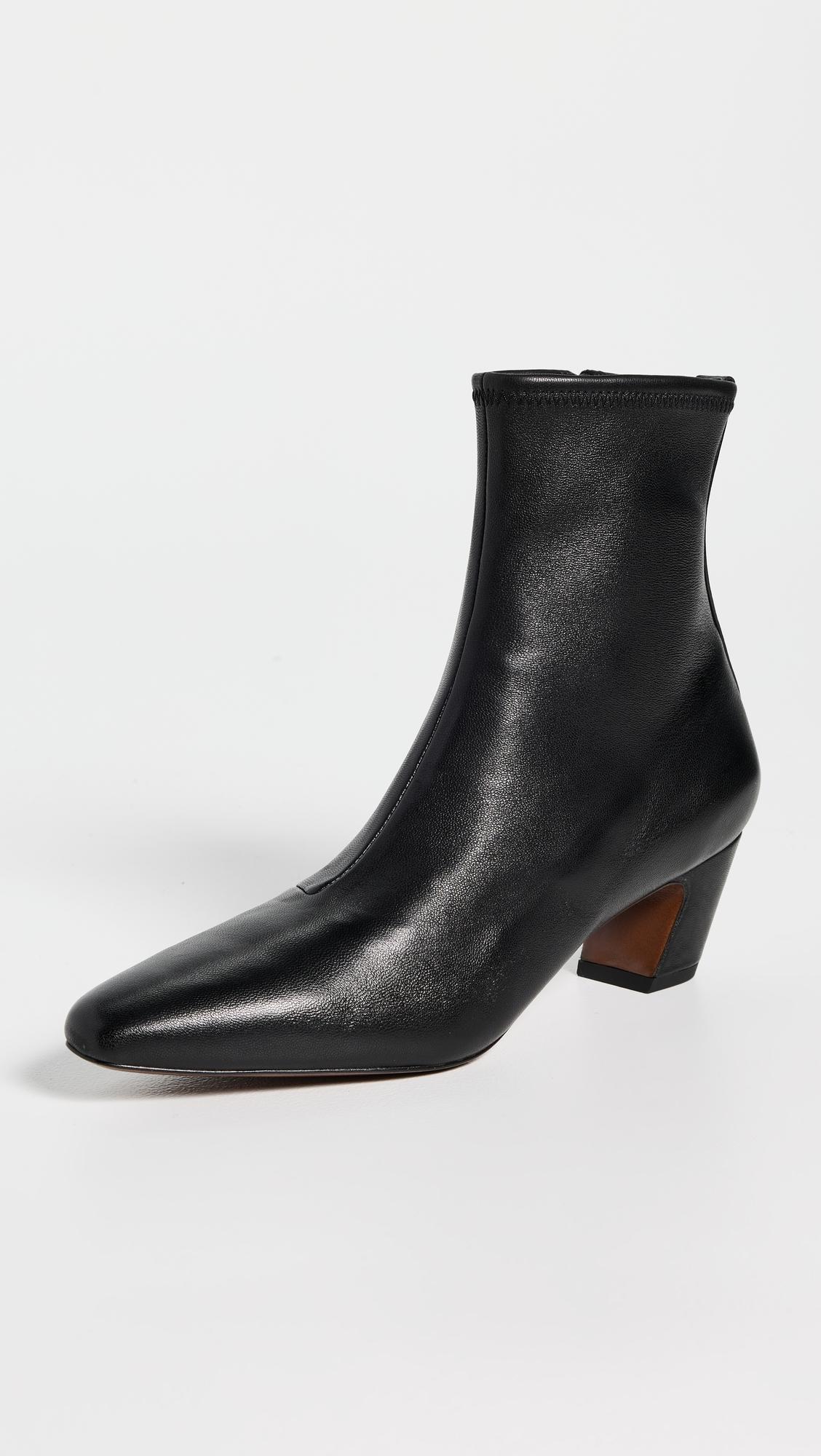 doria kicked heel ankle boots