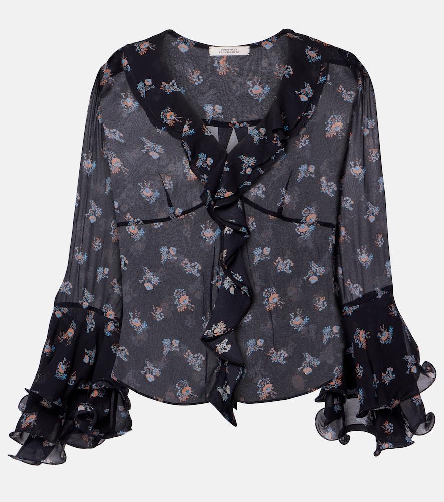 dorothee schumacher airy daydream floral georgette blouse