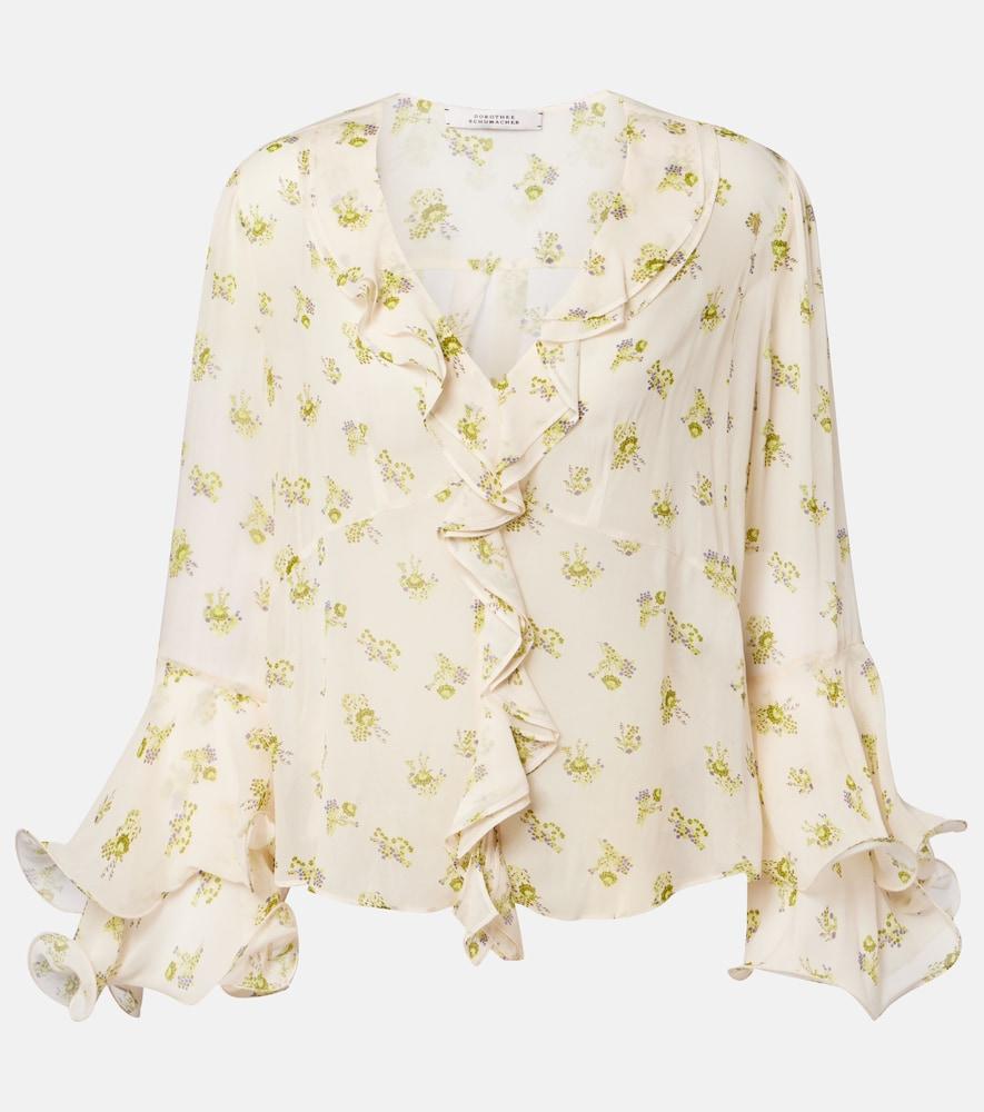 dorothee schumacher airy daydream floral georgette blouse