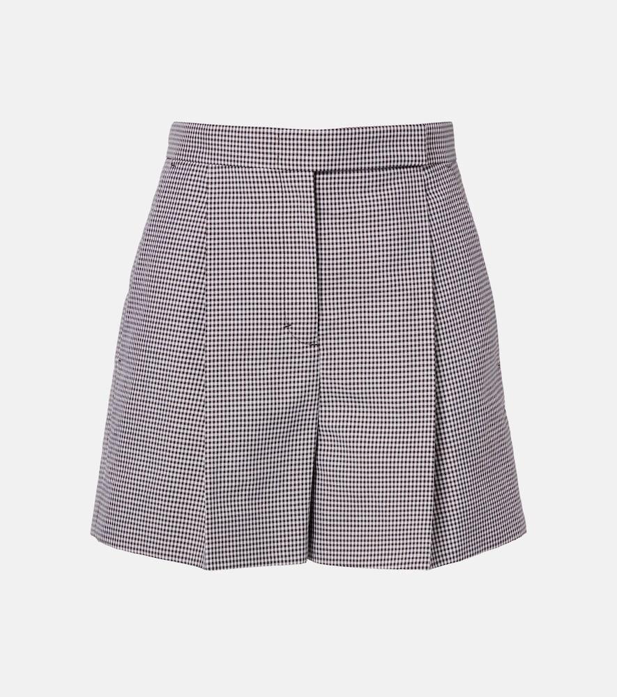 dorothee schumacher casual graphic gingham shorts