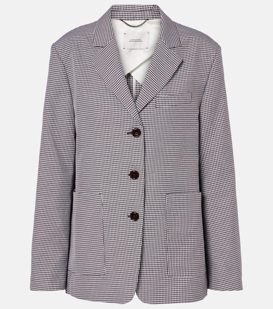 dorothee schumacher checked blazer