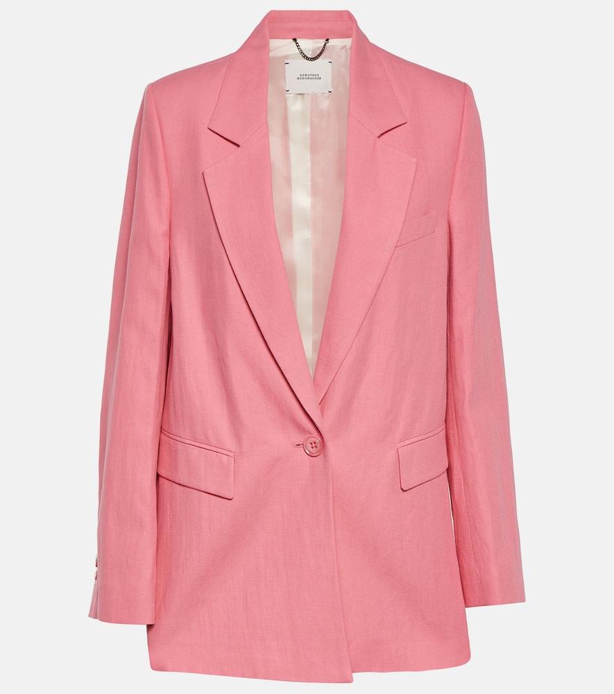 dorothee schumacher colorful lightness cotton and linen blazer