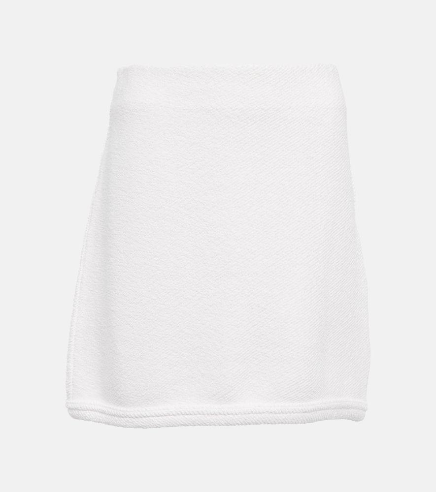 dorothee schumacher cool towelling terry miniskirt