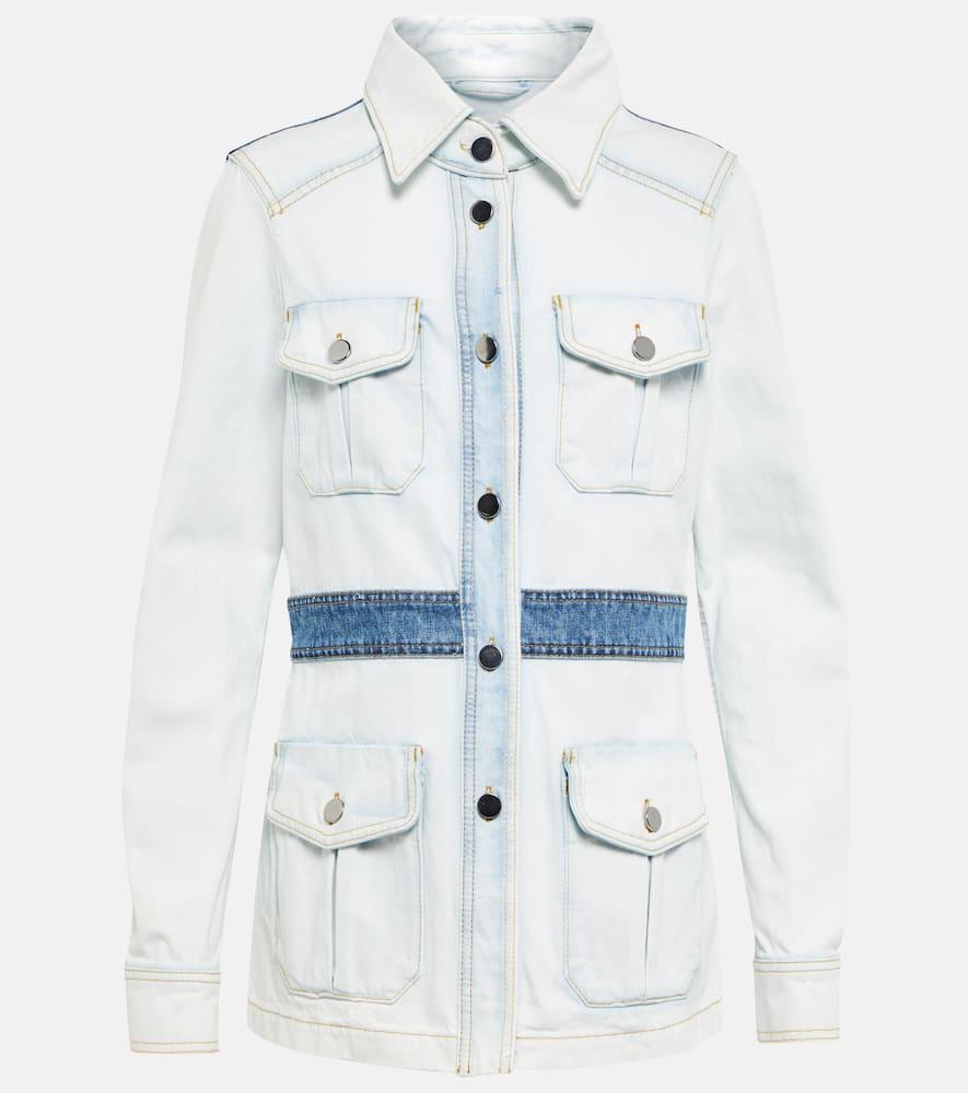 dorothee schumacher denim love patchwork denim jacket