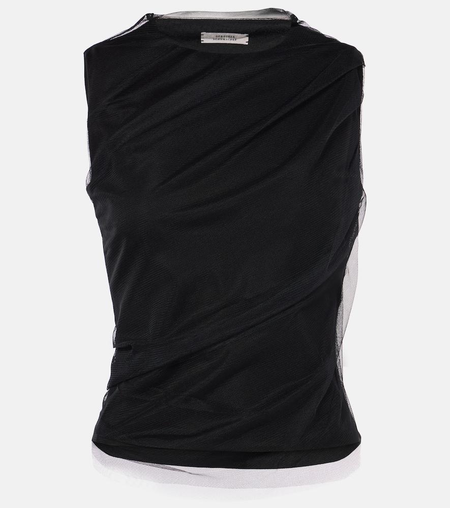 dorothee schumacher draped tulle top