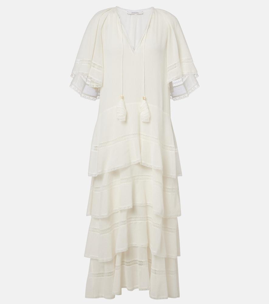 dorothee schumacher dreamful cotton and silk midi dress
